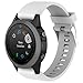 Produktbild Altsommer Uhrenarmband 20mm für Garmin Fenix 5s Weiches Sportuhr Armband Silikon Sportarmband Uhr Armband Ersatzarmband mit Werkzeug, Ersatz Uhrenarmbänder für Damen Herren (Weiß)