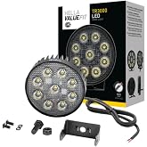Hella Led-&Ccedil;alışma Farı Tr3000-12/24V - 3000Lm - Montaj/Vidalanmış - Hareketli Montaj Barı - Yakın Alan Aydınlatması - Kablo U