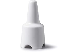 WM BARTLEET & SONS 1750 Wm Bartleet & Sons Porcelain Victorian Tall Pie Funnel, 10cm, White