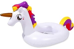 UHDS Anello di Nuoto Salvagente per Bambini, Ciambella Salvagente Gonfiabile, 3D Giocattoli Galleggianti Anello Piscina Salvagente per Feste, Piccolo Anello Gonfiabile per Piscina