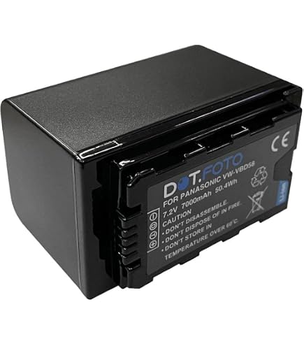 Vhbw Akku Für Panasonic HDC-MDH2GK / HC-X1000 Camcorder – 5200 MAh, 7,4 V, Li-Ion Mit Infochip