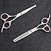 Produktbild Shiduoli Baby Sicherheit Anti-Kratzer Friseurschere, flach geschnitten Pony schneiden Zähne schneiden dünne Schere, Heim-Friseur-Tools (Color : Red)