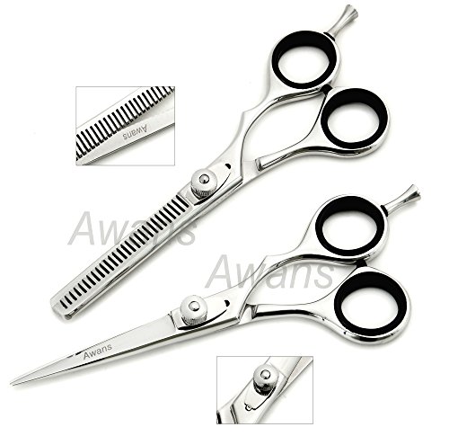 Hairdressing Barber Salon Scissors 5.5", Thinning Scissors Set 5.5", With Pouch / Holster