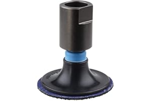 wolfcraft Set di platorelli per smerigliatrice angolare, 4 pezzi I 5607000 I Platorello Ø 50 mm con tre dischi abrasivi grana 40, 80, 120