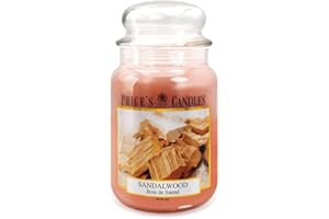Price's Candles - Candela in Giara Grande Sandalwood - Durata Fino a 150 ore di Combustione