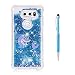 Produktbild Grandoin LG V30 Hülle, 3D Bling Flüssig Fließende Schwimmende Shiny Sparkle Glitter Crystal Ultra Dünn Weiche TPU Silikon Schutz Handy Hülle Etui Schale Schutzhülle Case Cover für LG V30 (Delphin)
