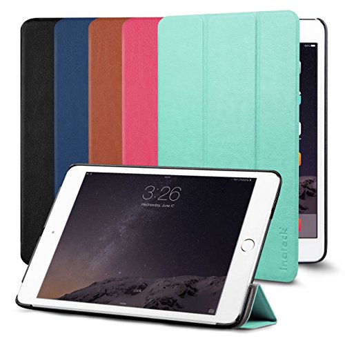 Inateck iPad Mini Hülle – Ultra Slim Smart Case Lederhülle mit magnetischer Auto Sleep Wake-up Funktion für Apple iPad Mini alle Module iPad Mini 1/2/3, Grün - 8