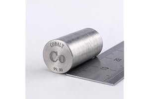 CHINAIUM Pure Cobalt Metall Rod 99,99% 14 Gramm 10diameterx20 mm Länge Element Co SPECIMEN