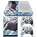 Produktbild Morbuy Xbox ONE S Design Folie Skin Vinyl Aufkleber Sticker für Microsoft Xbox ONE S Konsole + 2 Controller Skins Set (Kuss Arsch)