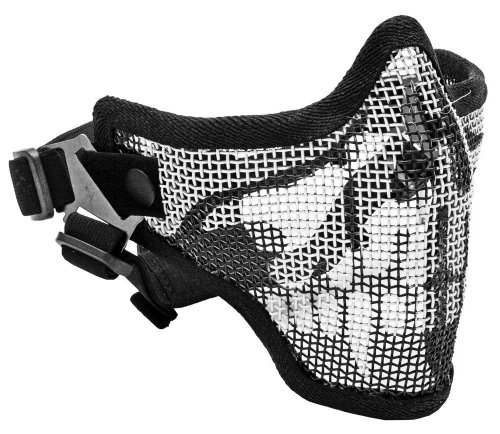 Taktische Ausrüstung Paintball Streik Stahl Half Face Mask für Airsoft