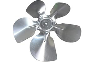 AERZETIX: Elica pala del ventilatore alluminio Ø200mm 28° - Pressione - Sinistra - C43417