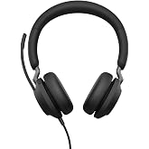 Jabra Evolve2 40 PC Headset &ndash; G&uuml;r&uuml;lt&uuml; &Ouml;nleyici Microsoft Teams Sertifikalı Stereo Kulaklıklar 3 Mikrofon &Ccedil;ağrı Teknolojisi &ndash; 
