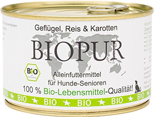 Preisvergleich Produktbild Senior: Geflügel, Reis & Karotten 400 g BioPur