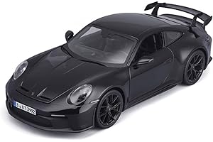 KOENIG-TOM Maisto-M36458BK May Cheong GROUP-MAISTO-1/18 Porsche 911 GT3 2022-Noire-Véhicule pour Enfant dès 3 ans-M36458BK, M36458BK, Noir