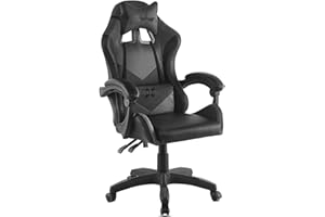 Mc Haus Gameplay X Chair Black - Silla Gaming ergonómica reclinable con reposabrazos Acolchados