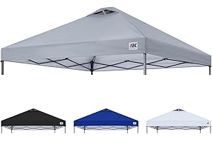 ABCCANOPY Replacement Canopy Top for Easy Pop up Canopy Tent 10x10, Gray