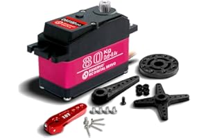 MOCHALIGHT RC-Digital-Servo, 80 kg DC 6-8,4 V, hohes Drehmoment, wasserdicht, großes Servo, kompatibel für 1: 5 HSP HPI RC-Auto 270 Degree KSX4813