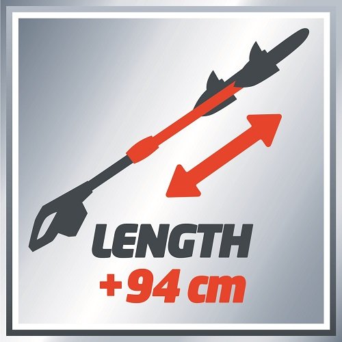 Einhell Akku Hochheckenschere GE-HH 18 Li T Set Power X-Change (Lithium Ionen, 18 V, Teleskop, 400 mm Schnittlänge, 16 mm Zahnabstand, inkl. 3,0 Ah Akku und Ladegerät) - 15
