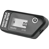 Compteur Horaire Numérique RunLeader Pour Tondeuse, Bateau, Moto | Compteur De Maintenance Inductif | Étanche IP68