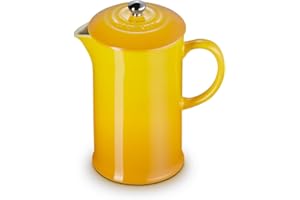Le Creuset Kamionka Cafetière Francuska Prasa z Tłokiem ze Stali Nierdzewnej, 1 L, Nadaje się do 3-4 Kubków, Nectar, 60706086720003