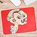 Produktbild Mausunterlage nettes Mädchen-Cartoon-Trompete Starke große Computertischunterlage Marilyn Monroe
