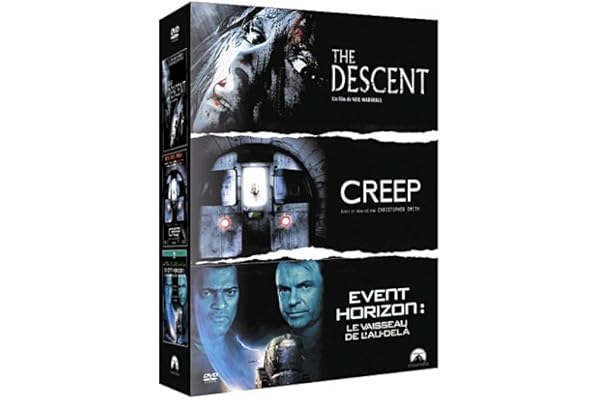 Coffret Horreur 3 DVD : The descent / Creep / Event Horizon
