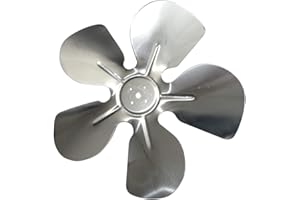 AERZETIX- Elica pala del Ventilatore Alluminio Ø254mm 28° - Aspirazione -Sinistra - C43401