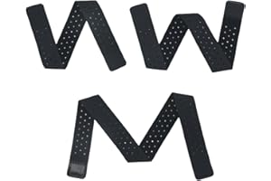 GRESTUN 26 mm atmungsaktives Klettband/Knöchelband/Armband für Garmin Enduro 3 2 1/Fenix 8–51 mm/Epix Pro 51 mm/Fenix 7X/6X/5X Plus, Schwarz