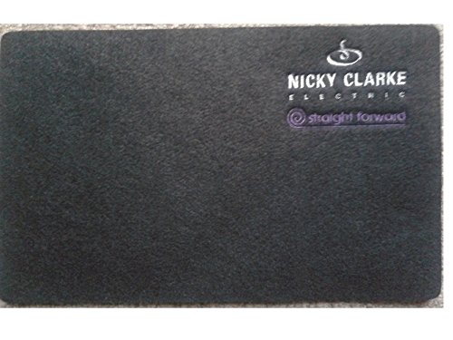 Nicky Clarke Black Heat Resistant Heat Proof Flat Mat Pad for Hair Straighteners Curling Tongs