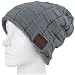Produktbild C-Xka Drahtloser Bluetooth-Hut, Bluetooth Beanie-Musik-Hut strickte Winterhüte mit Stereolautsprecher-Kopfhörer-Headsets für das Laufen Skifahren Skaten, das Übung im Freien wandert (Farbe : B)