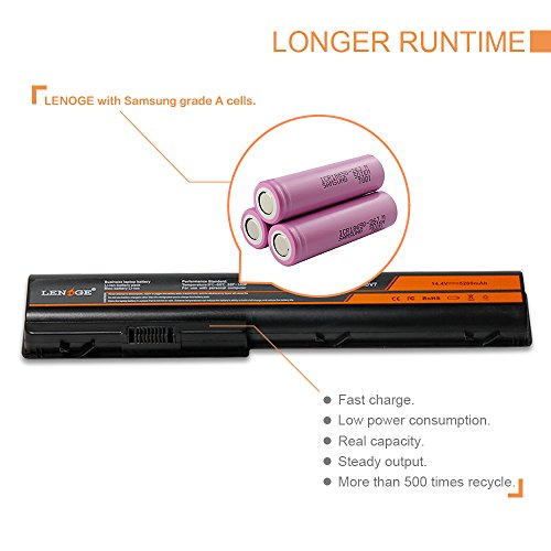 LENOGE Hochleistung Li-ion Akku Ersatz Laptop Batterie Für HP Pavilion Dv7 DV8 DV8t DV8-1000 Dv8t-1000 Hp HDX18 HDX18-1000 HDX18T-1000 18 Monate Garantie - 6