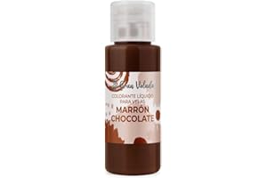Gran Velada - Colorant liquide pour bougies marron chocolat 30 ml | Pigment de qualité | Motifs polyvalents | Idéal pour les bougies artisanales