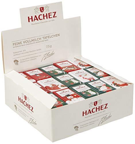 Hachez Weihnachts-Täfelchen Feine Vollmilch im Thekenaufsteller, 1er Pack (1 x 1.35 kg) Hachez Weihnachts-Täfelchen Feine Vollmilch im Thekenaufsteller, 1er Pack (1 x 1.35 kg)