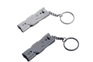 BulzEU Lot de 2 Sifflets de Survie Haute Decibel 150db pour Secour Savtage en Plein Air Camping Randonnée Escalade