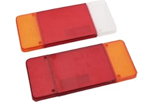 WINBST JTLB 2 Pezzi LH&RH fanale Posteriore Posteriore Lenes Coperchio in plastica di Ricambio fanale Posteriore Adatto per Iveco Eurocargo e Daily