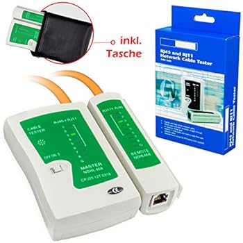 Netzwerkkabel-Tester Prüfgerät Leitungstester: Amazon.de: Elektronik