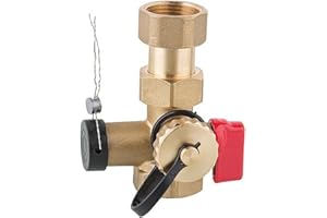EVENES Eurotherm Kappenventil mit KFE-Hahn - Schnellkupplung für Ausdehnungsgefäße DN20 (3/4")
