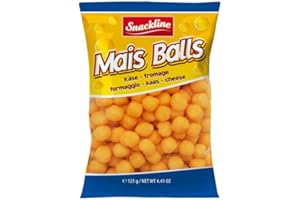 ‎PERE’S CANDY 5erPack Käse Balls Extrudierter Maissnack Knusprig-gepuffter Maissnack 625g