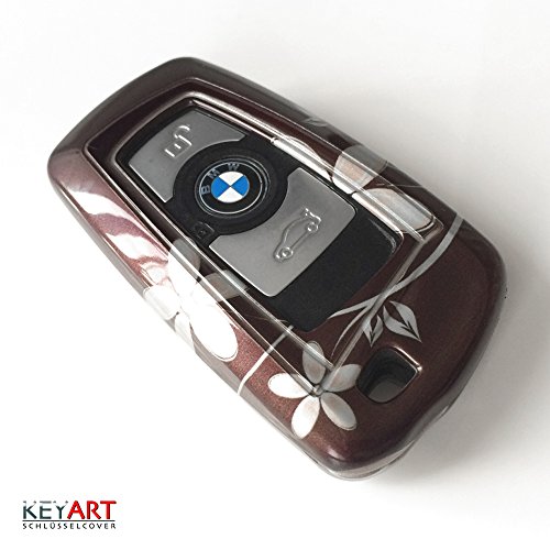 Preisvergleich Produktbild Schlüssel Key Cover für BMW Schlüssel Design flower 4