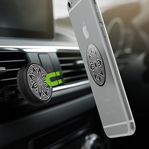 Placche Metallo Smartphone VAVA Placche Metalliche Adesive Metal plates per Supporto Magnetico Auto Air Vent / Magnetico CD Slot per Smartphone, 2 Placche Metalliche Tonde con un adesivo 3M(Altamente Compatibili, Restano Attaccate in Tutta Sicurezza, Ferro Antiruggine)