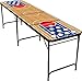 Produktbild Red Cup Pong Klappsessel 8 Beer Pong Tisch mit Flaschenöffner, Ball Rack und 6 Pong Bälle – Basketball Design
