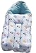 Amardeep and Co Baby Sleeping Bag Cum Baby Carry Bag (Blue) - sb01-blue-apple RS.370.00