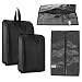 Produktbild 4-Pack (2 Größen L/XL) Hochwertige Schuhtasche wasserdicht Schuhbeutel mit Reißverschluss - Transparent Tasche für Reise Koffer