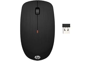 HP X200 Wireless Mouse with 2.4 GHz Wireless connectivity, Adjustable DPI up to 1600, ambidextrous Design, and 18-Month Long 