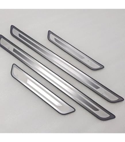 Battitacco RGM Per Volkswagen Transporter T5 (2003-2015) E T6 (2015-) | Protezione Soglia Portiera In Nero (Set Da 2 Pezzi)