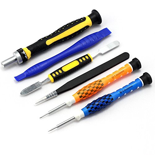Schraubendreher-Set, E-Durable Multifunktions-Reparatur-Werkzeug-Kit Schraubendreher Pinzetten und Pry Bars Set Precision Tool Kit für Haus Elektronik – 24 in 1 - 3