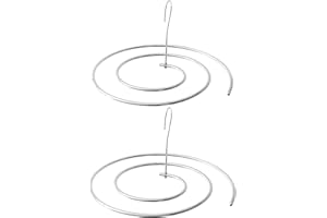 WAIKAS [Paquet de 2] Support de Drap de lit, économiseur d'espace, pour séchage Multifonction en Spirale, fabriqué en Acier Inoxydable 304, cintres pour sécher