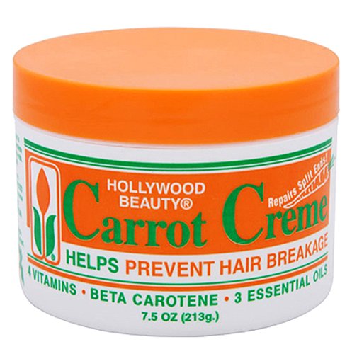 Carrot Creme by Hollywood Beauty for Split ends Treatment - 7.5 Oz