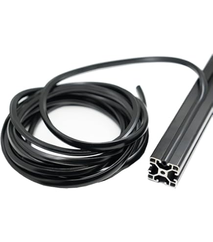 Embout Profilé - Rainure 8 Mm - Section 90x45 Mm - Noir - Elcom Shop