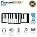 Produktbild PicassoTiles PT49 Kid's 49 Schlüssel Flexibel Piano Roll-Up Pädagogische elektronische Digital-Musik Klaviertastatur mit Aufnahme-Feature, 8 verschiedene Töne, 6 Pädagogische Demo-Songs & Build-in Lautsprecher - Blau